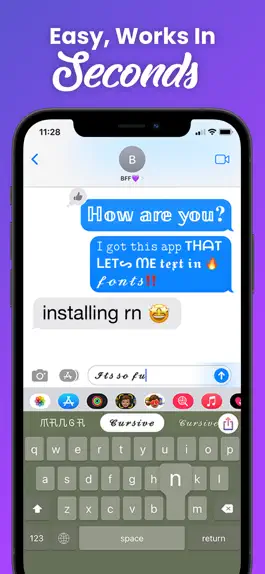 Game screenshot Social Fonts Keyboard for Bio hack
