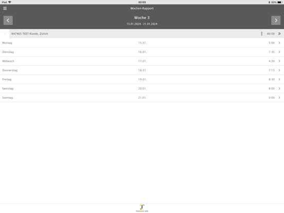 Tomorrow Jobs Time iPad screenshot