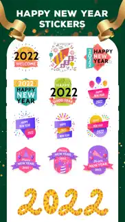 2022 happy new year stickers! iphone screenshot 3