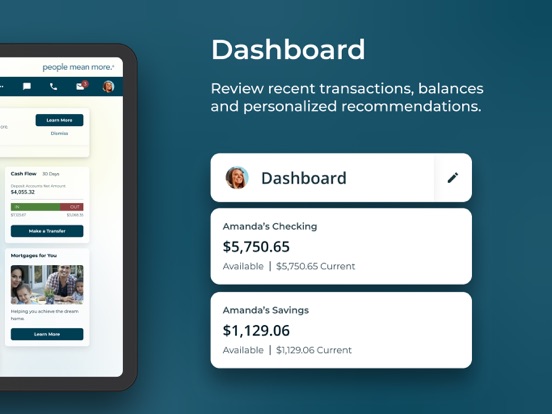 US Eagle Mobile Banking iPad screenshot 3 - Finance app