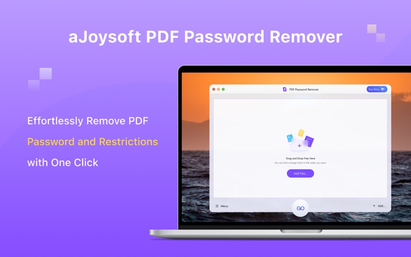 aJoysoft PDF Password Remover Screenshot
