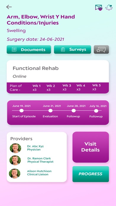JRS patient Screenshot