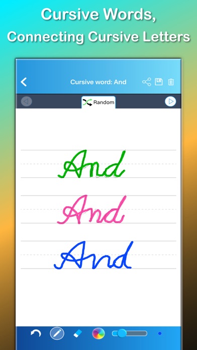 ABC Alphabet Writing Worksheet Screenshot