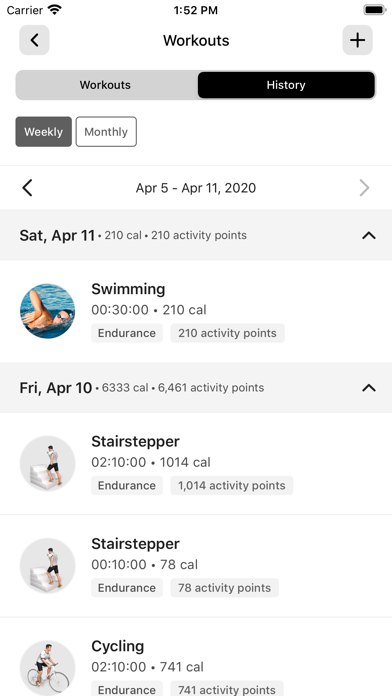 Martini fitness Screenshot