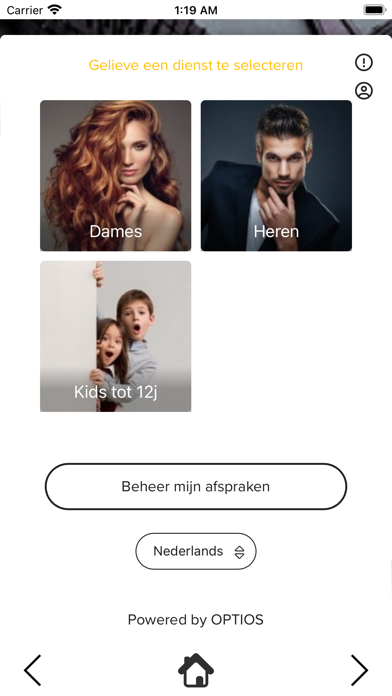 Salon Sara Screenshot