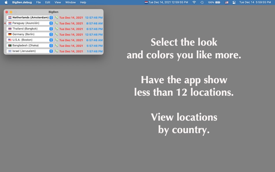 #2. BigBen (macOS) 由: AsramSoftware