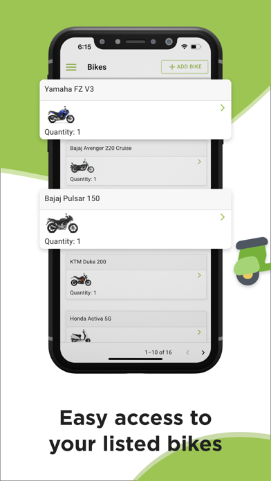 GoBikes Partner Screenshot