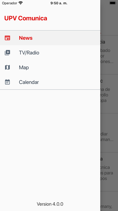 UPV -  Politècnica de Valéncia Screenshot