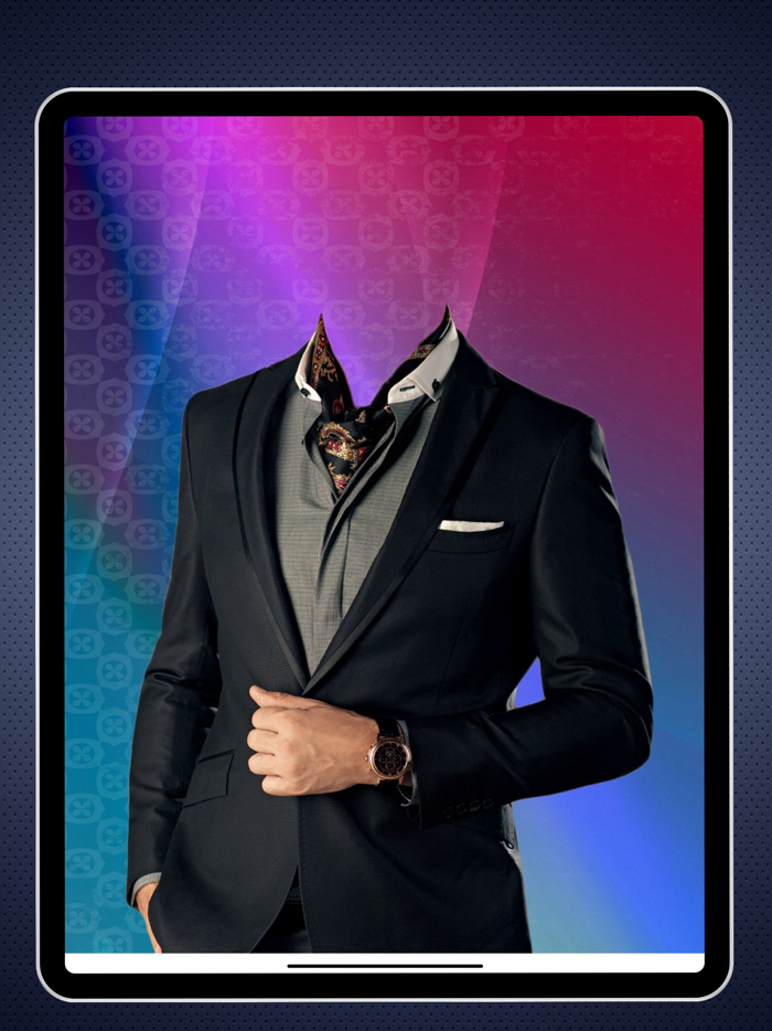 Mens Suit Photo Montage