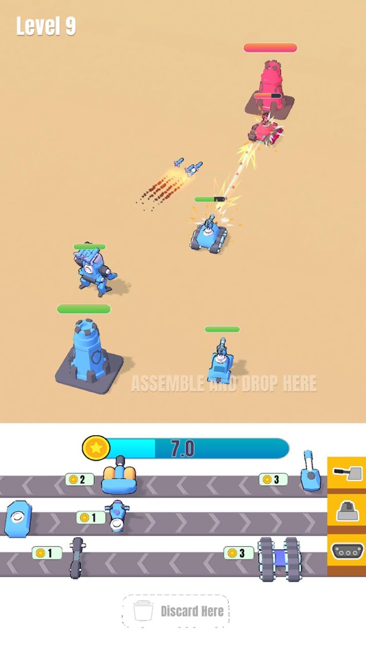 #3. Armored Assembly (iOS) 由: Kolpoverse Studios