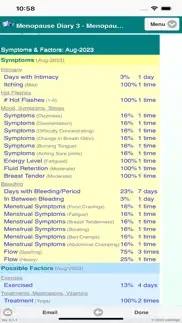 menopause diary 3 iphone screenshot 4