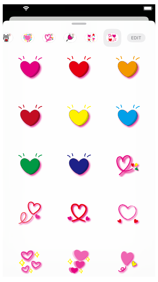 Hearts 2 Stickers - 1.1.2 - (iOS)