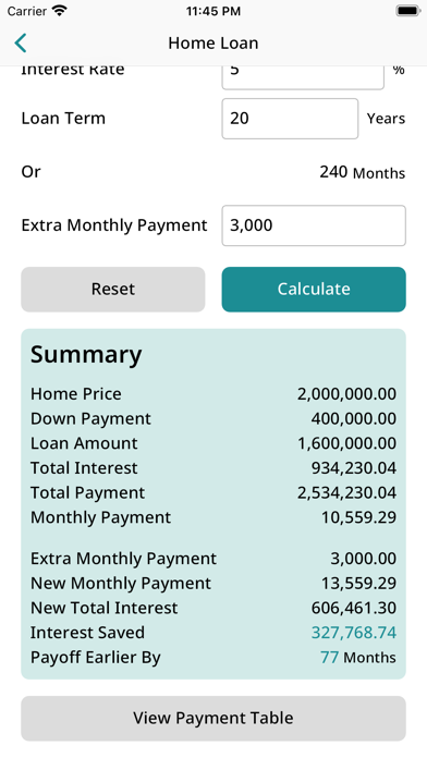 Screenshot #3 pour Easy Finance - Calculator