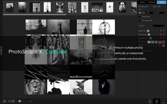 PhotoScape X - 画像加工, 写真編集」をMac App Storeで