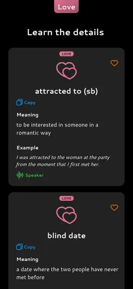 Game screenshot English Love Idioms apk