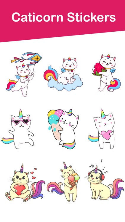 Caticorn Stickers