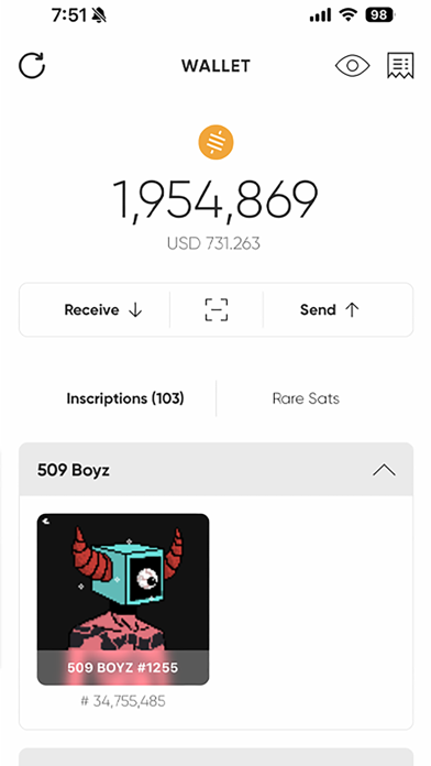 Hordes Wallet - Ordinals Screenshot
