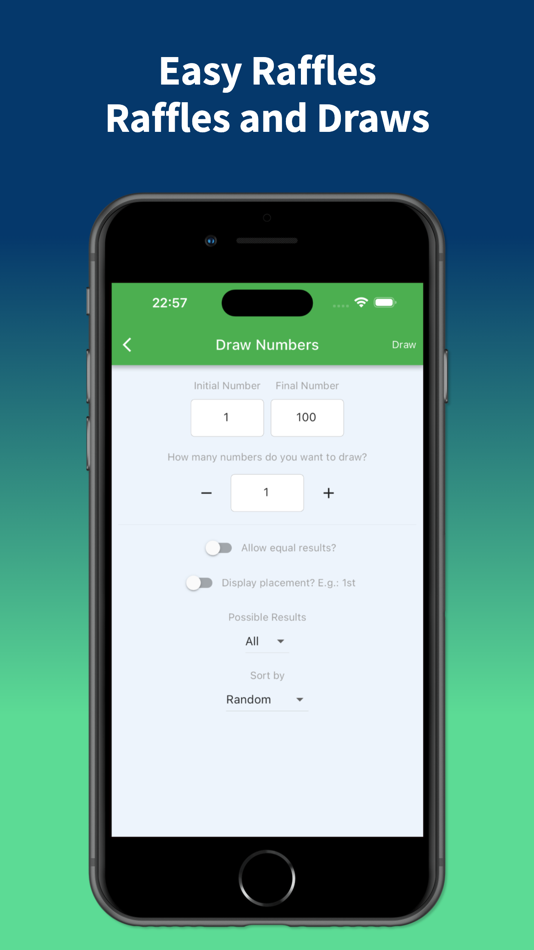 #4. Easy Raffle: Names and Numbers (iOS) بواسطة: Marco Oliveira