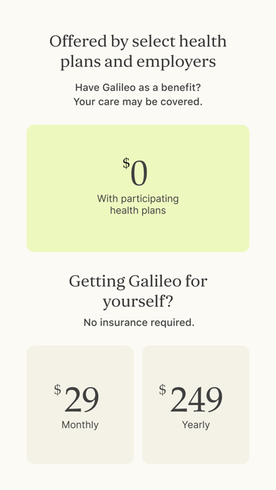 Galileo Health: Medical Care Screenshot