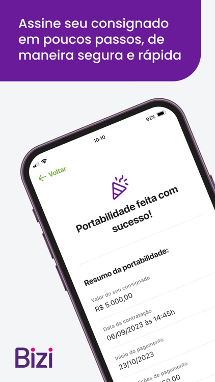 Bizi: empréstimo consignado screenshot-4