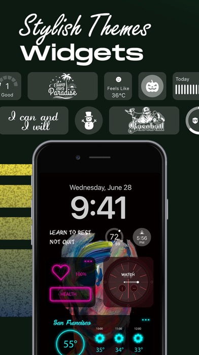 Fonts Theme: Cool Keyboards Screenshot