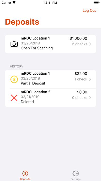 NewBank eDeposit Screenshot