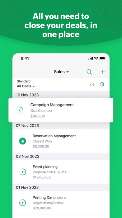 Bigin by Zoho CRM Screenshot