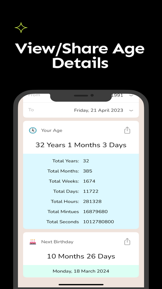#2. Age Calculator: DOB & Birthday (iOS) 由: kasula rajesh
