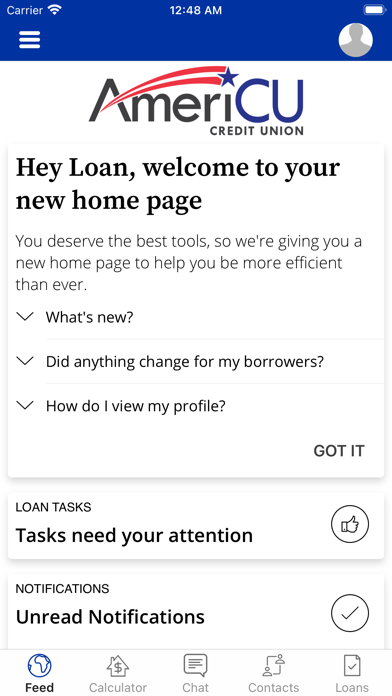 AmeriCU Mortgage App Screenshot