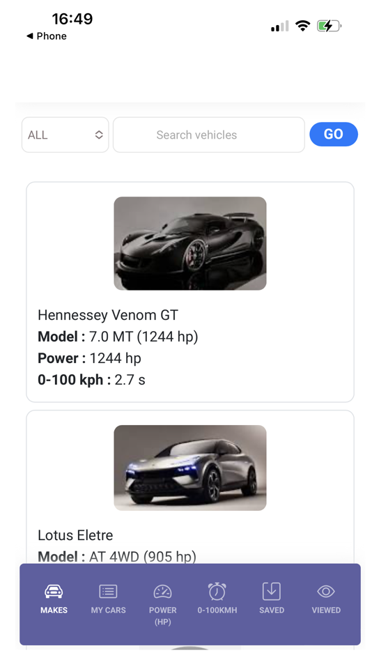 #2. Car Specs, vehicle information (iOS) 由: paul moore