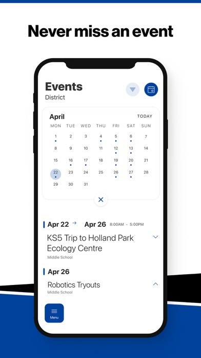 Westfield Public Schools, NJ Screenshot