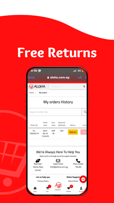 Aloha Shopping Screenshot