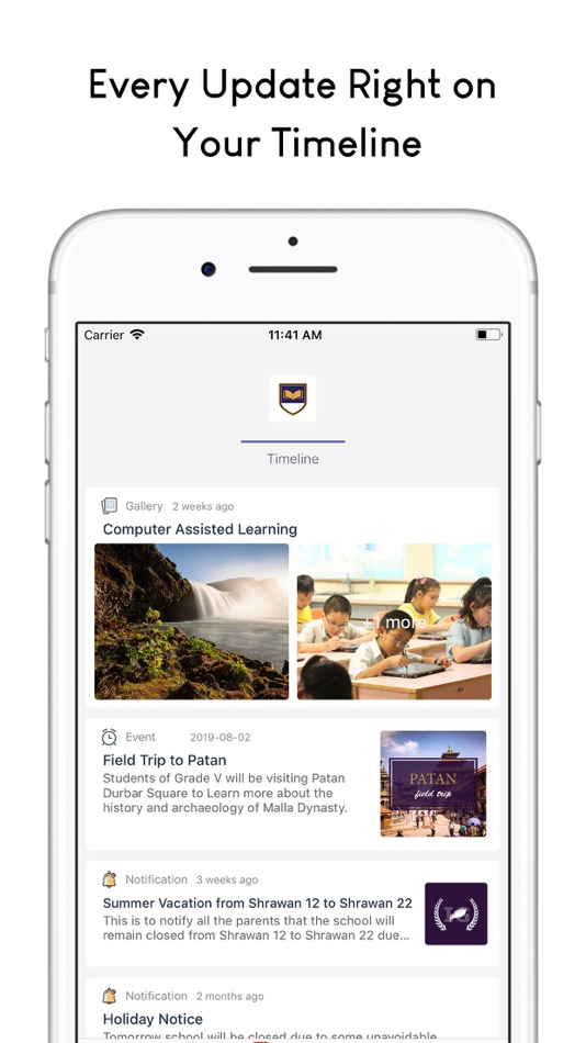 #1. The Excelsior School (iOS) By: Sanjan Piya