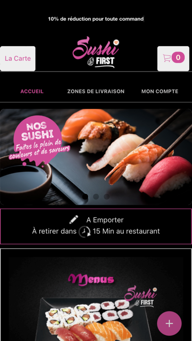 Sushi First Sotteville Rouen Screenshot