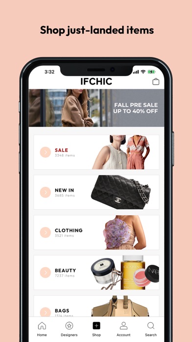 IFCHIC - Luxury Designer Shop Screenshot