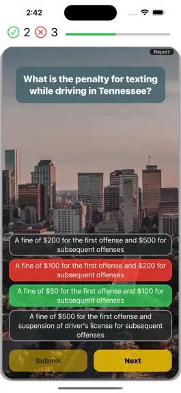 Game screenshot Tennessee DMV Test 2023 prep hack