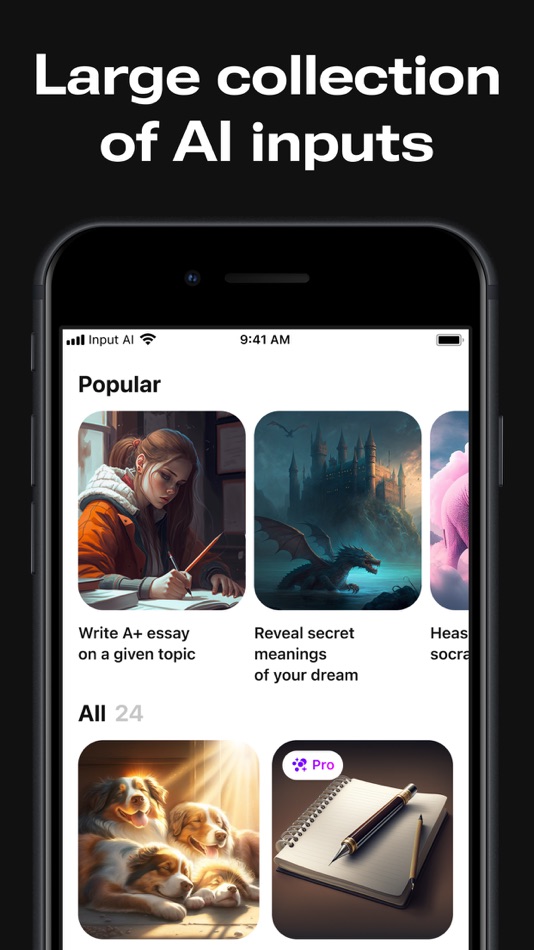 #5. Input - AI Text Creator (iOS) 由: Avatarify, Inc.