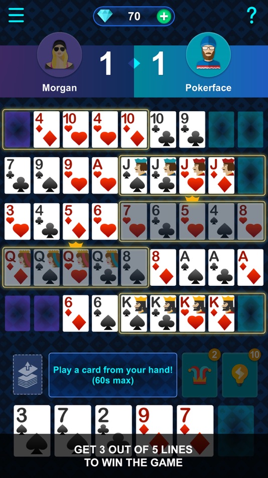 #5. Poker Duel - Card Game (iOS) Bởi: IsCool Entertainment