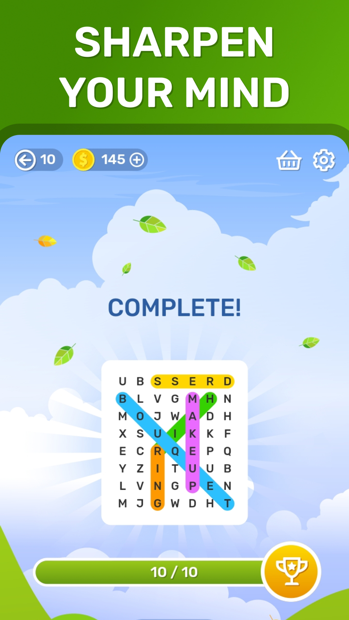 Word Search Crossword Puzzle.
