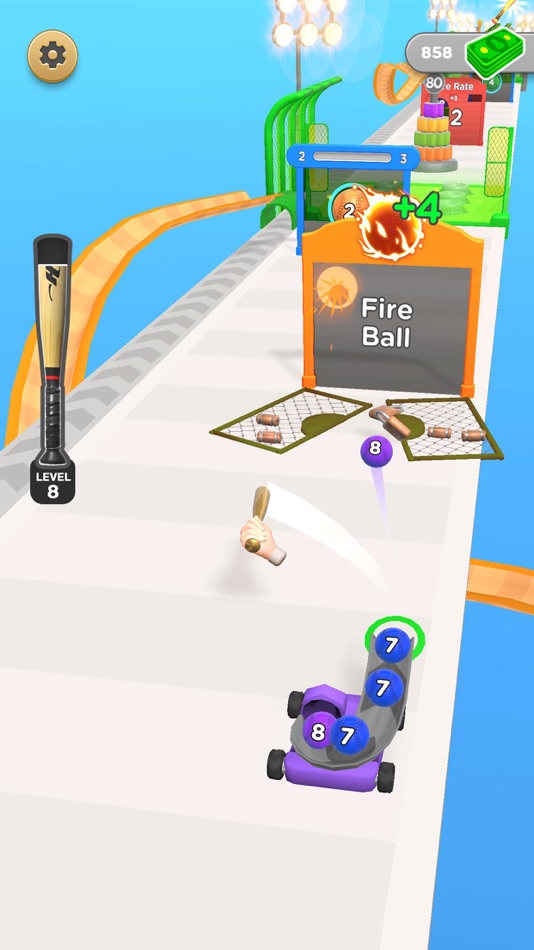 #4. Ball Bat (iOS) Bởi: Handan Simay Okcu