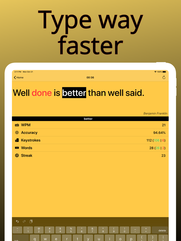 Typing Practice - Royalty
