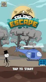 stickman story: island escape iphone screenshot 2