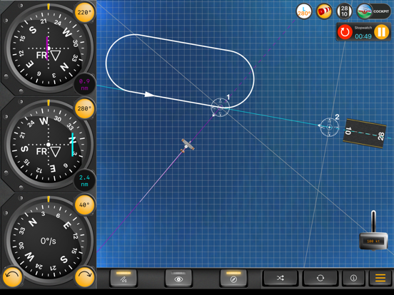 Screenshot #5 pour FlyGo VOR+ILS (IFR) Instructor