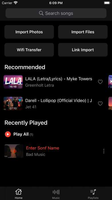Snap Music - Offline Music Screenshot