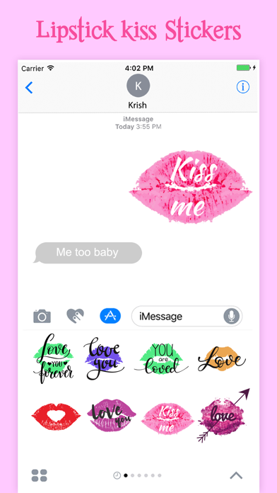 Lipstick Kiss Stickers Screenshot