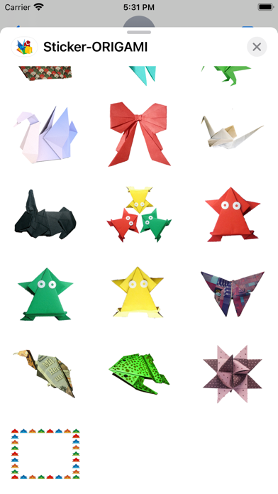 Sticker ORIGAMIのおすすめ画像3