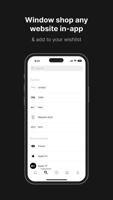 Muse - Wishlist & Shopping Screenshot