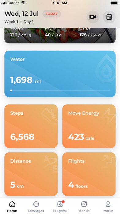 TotalFit & Nutrition Screenshot