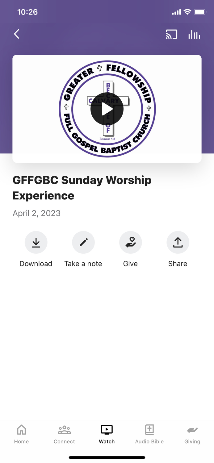 Greater Fellowship Church DC