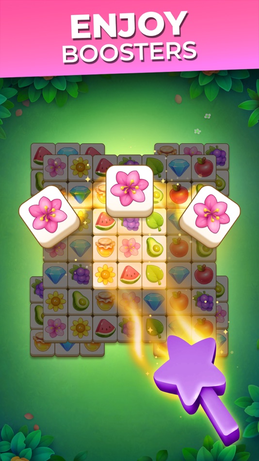 #2. Tile Match - Garden Journey (iOS) Bởi: Coco Play